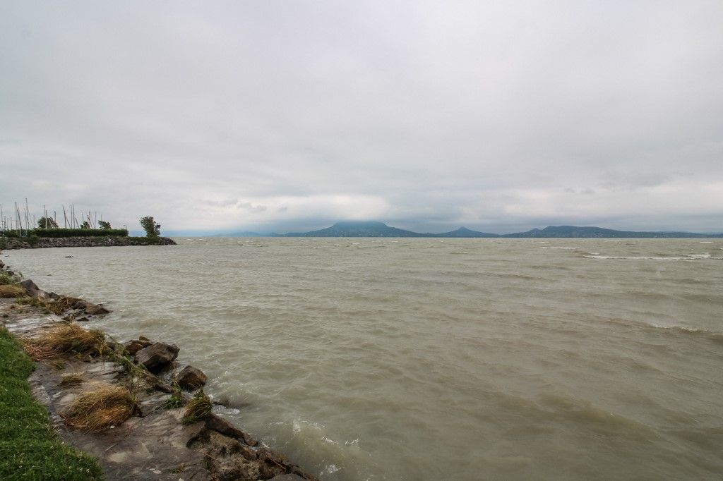 Balaton Lake During Storm