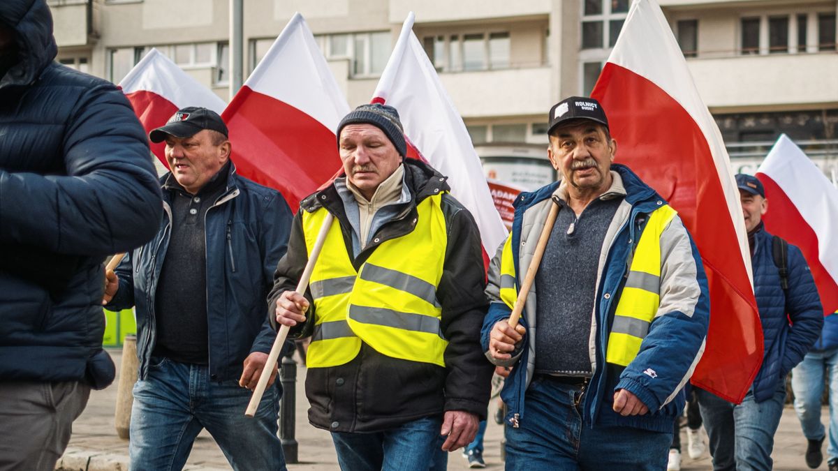 Warsaw,,Poland.,March,3,2024.,Farmers,Protest,In,Warsaw.,Green lengyel munkaerőpiac