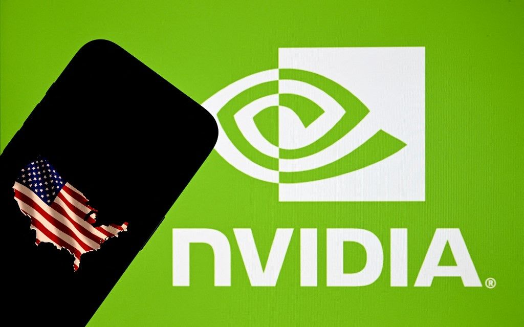 NVIDIA and the United States flag