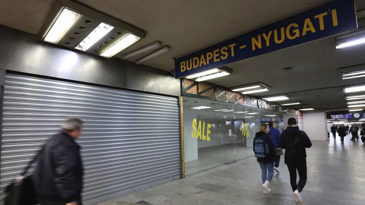 A Nyugati téri aluljáró kivitelezése 1978-ban, megelőzte a felüljáró építését. Fotó: Kallus György