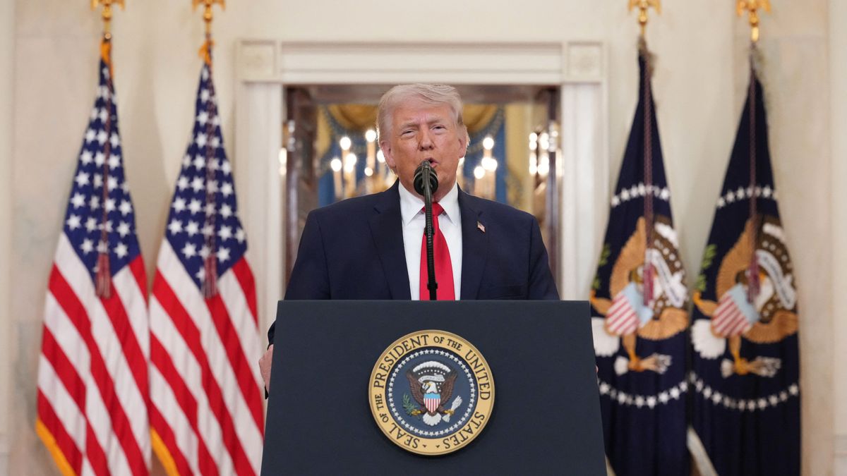US President Donald Trump delivers national address on war against Iran Irán