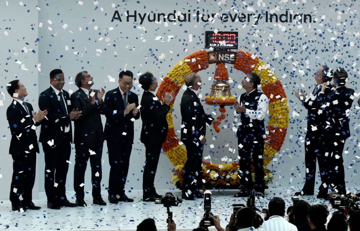india, tőzsde, Hyundai, IPO, tőzsdei bevezetés