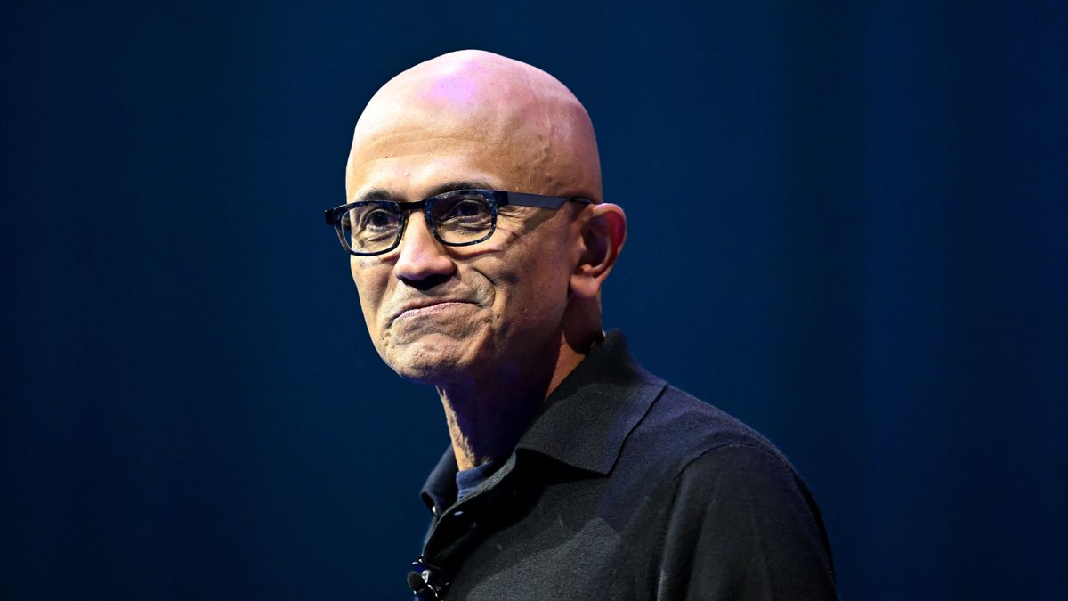 Microsoft AI Tour Satya Nadella, a Microsoft