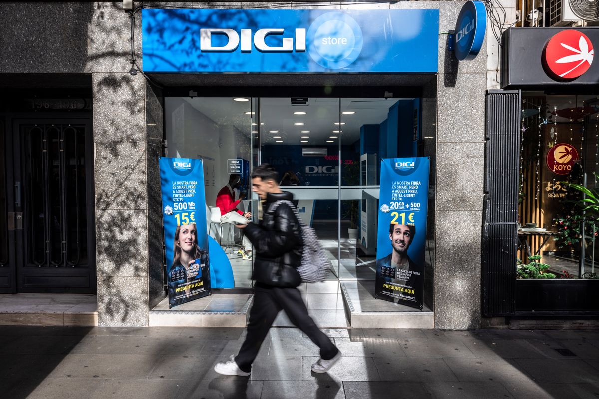 A Digi Communications NV store in Barcelona.