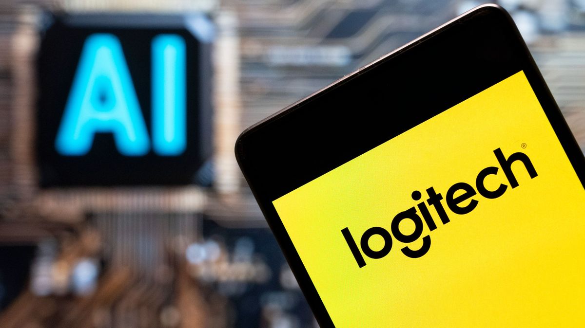 Logitech,Logos displayed on smartphones in China - 03 Nov 2023