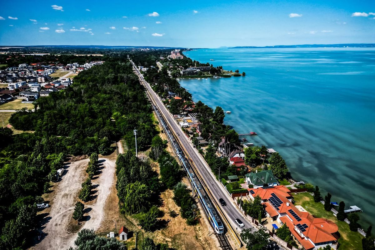 balatoni körvasút vonat MÁV