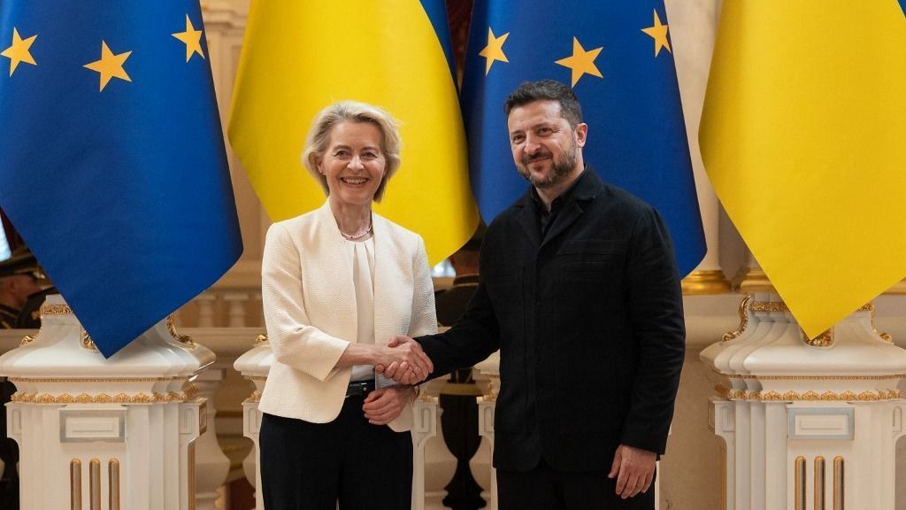 Ursula von der leyen Európai Unió Zelenszkij
