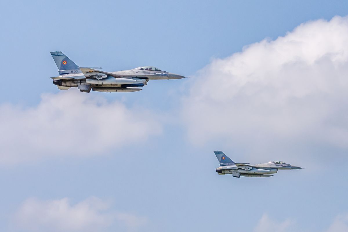 A román légierő F-16-osai