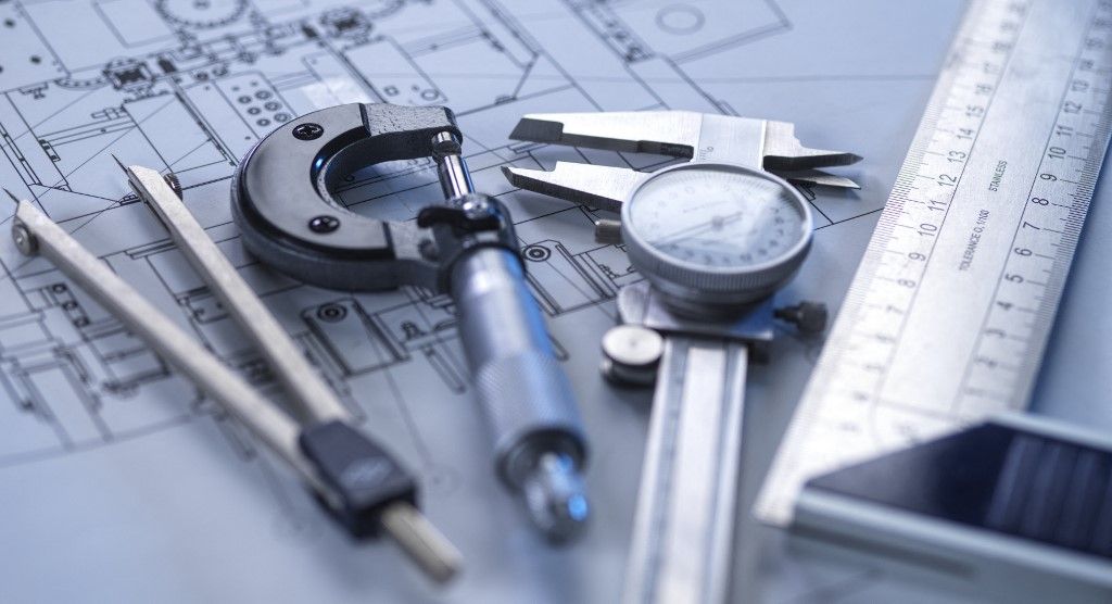 Engineering instruments and blueprints Navigator