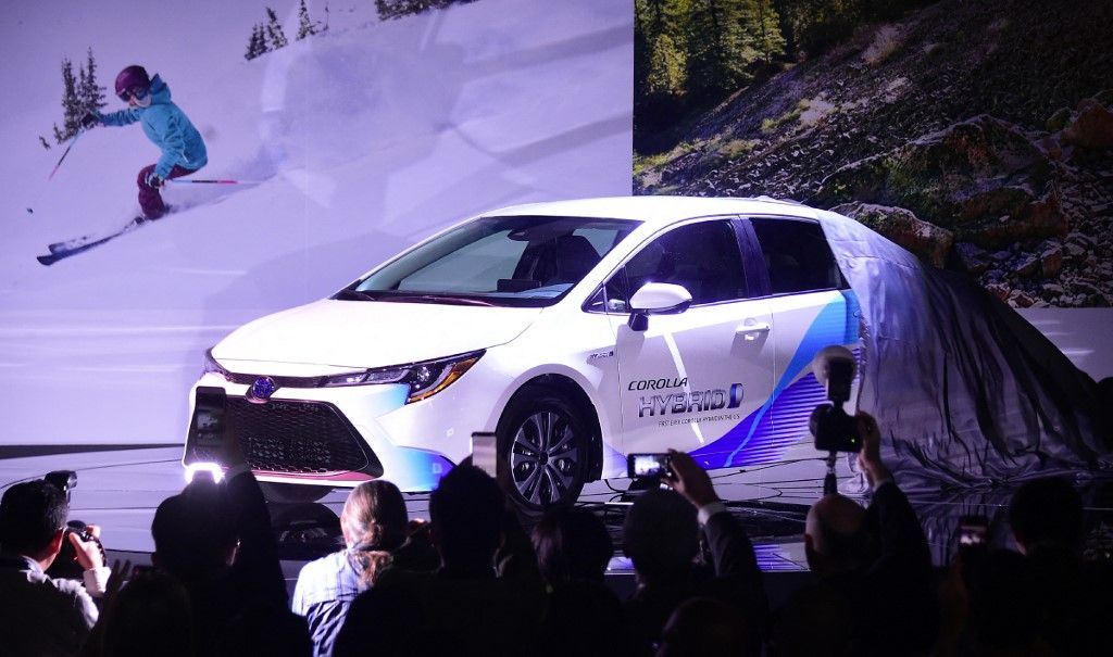 Automobile Manufactures Debut Latest Models At Los Angeles Auto Show Toyota
