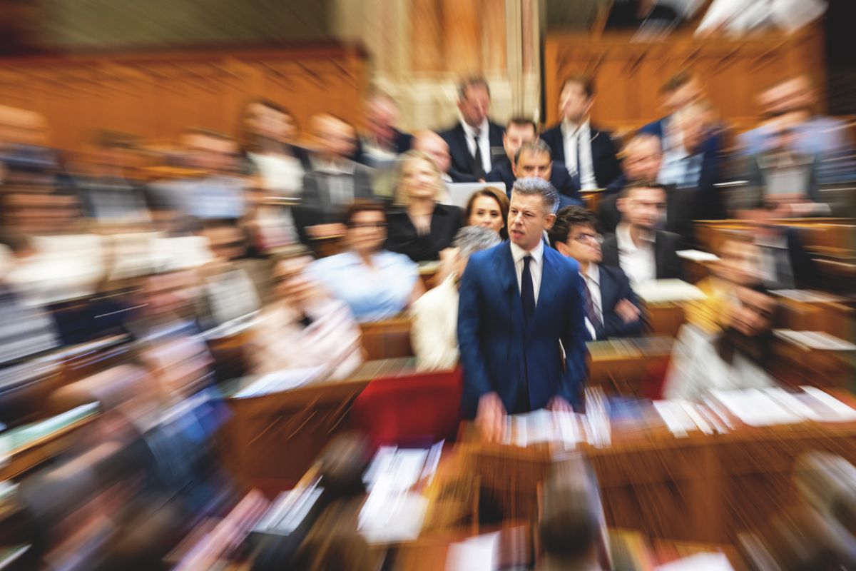 Magyar Péter, napirend előtt, parlament