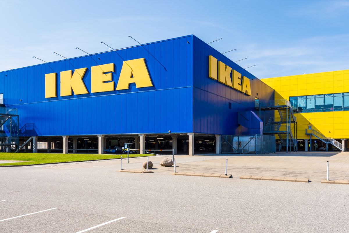 Malmö,,Sweden,-,July,19,,2024:,Large,Ikea,Signs,On IKEA