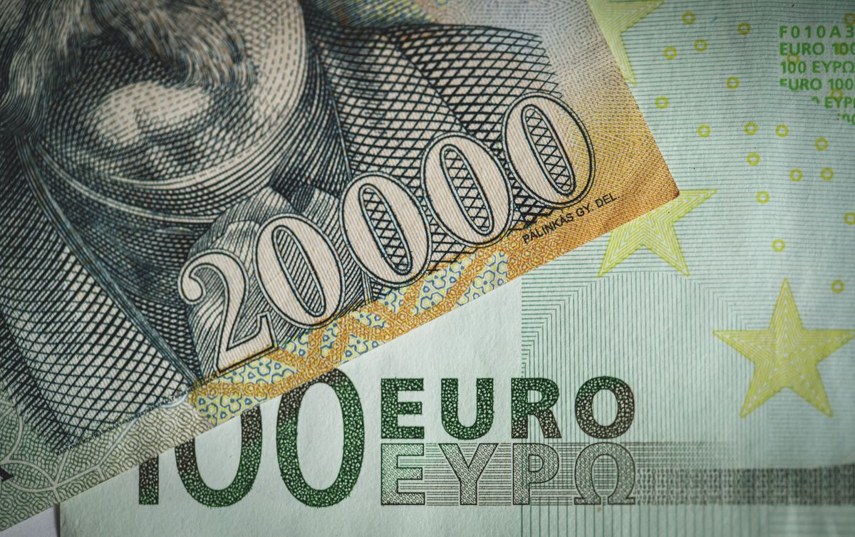 forint, euró, deviza