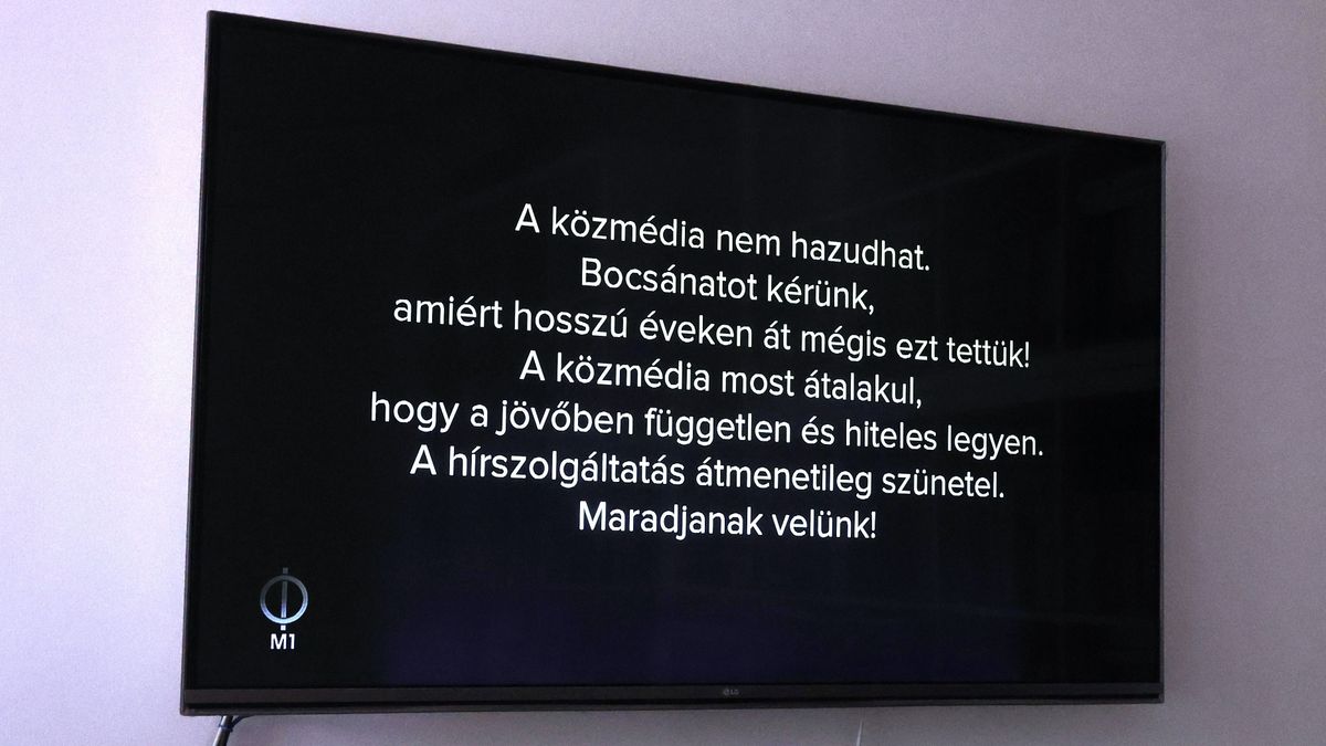 Elsötétült az M1 képernyője, és elhallgatott a Kossuth Rádió – Magyar Péter elárulta, mikor indul újra a közmédia 