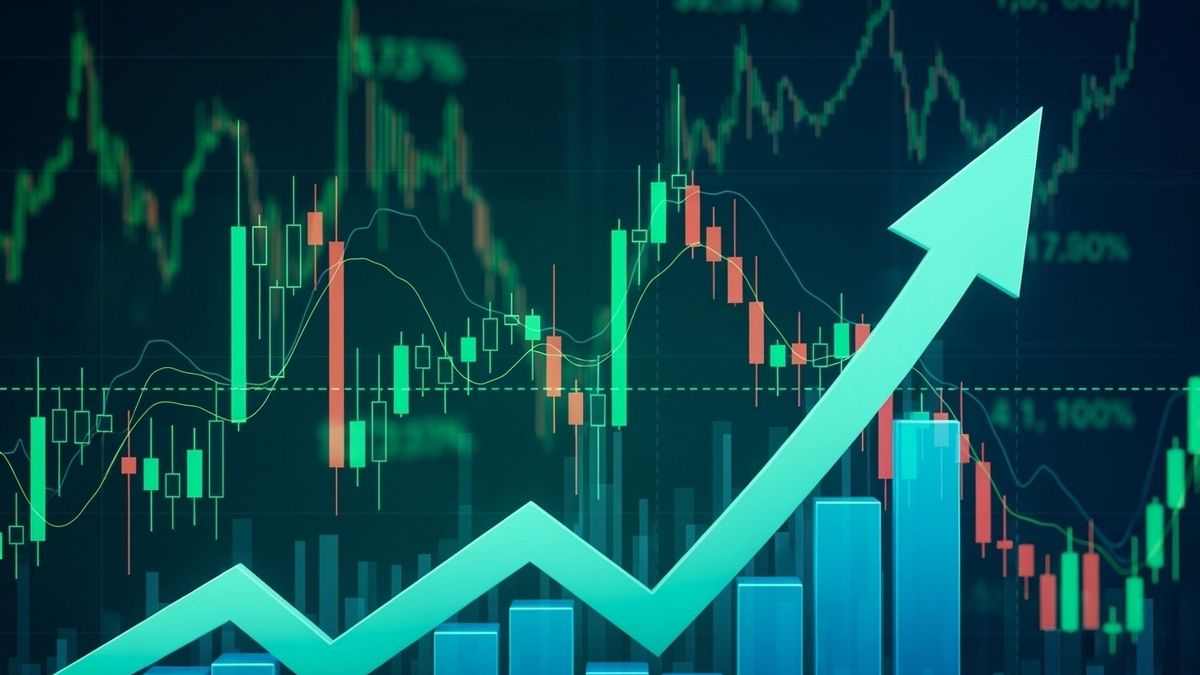 BUX Stock,,,Arrow,Up,,Trading,Platform,Background