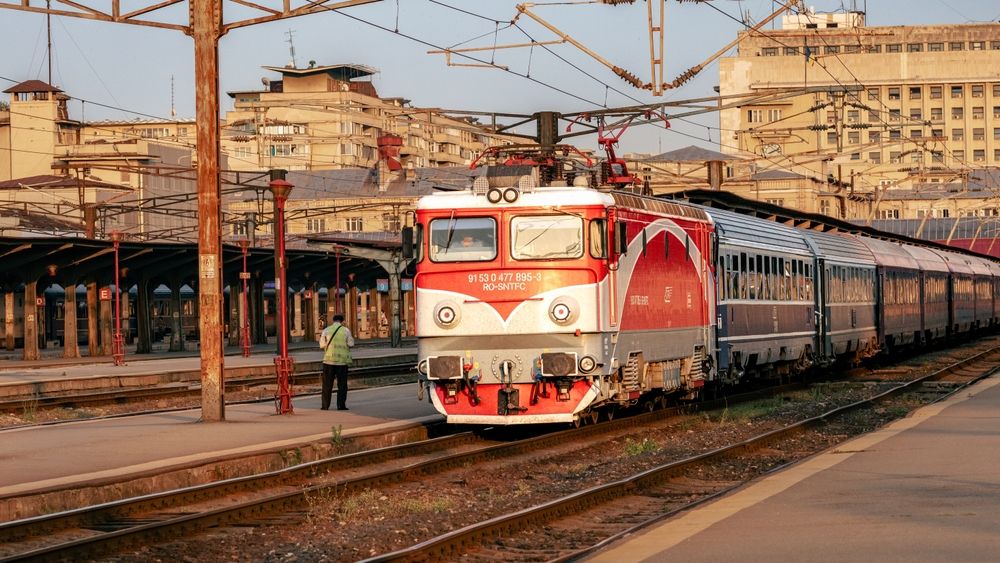 Bukarest, Románia, CFR
román vonat vasút közlekedés