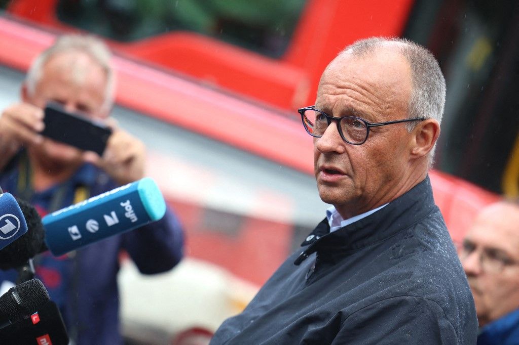 Chancellor Merz Visits the Forest Fire Area in Hürtgenwald