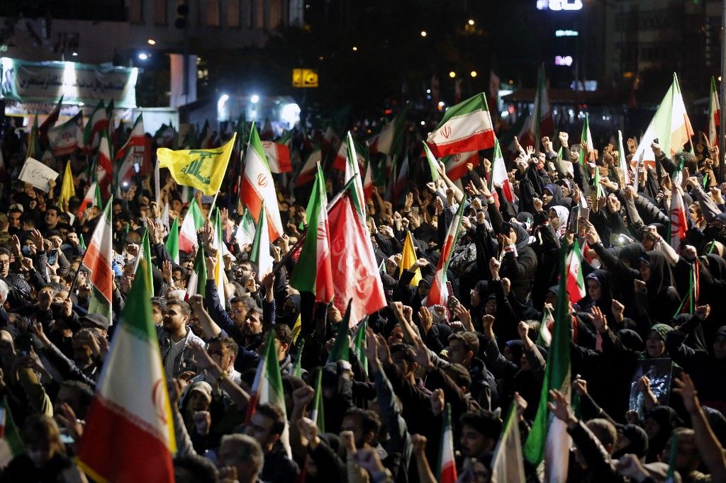 Thousands in Tehran protest US - Israel alongside Ballistic Missiles
