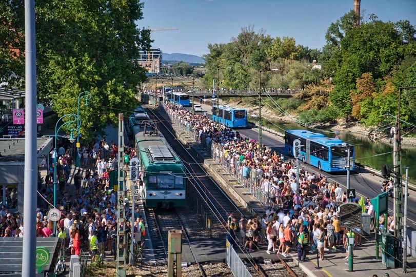 Óriási buli volt szombat este a Sziget Nagyszínpadán
