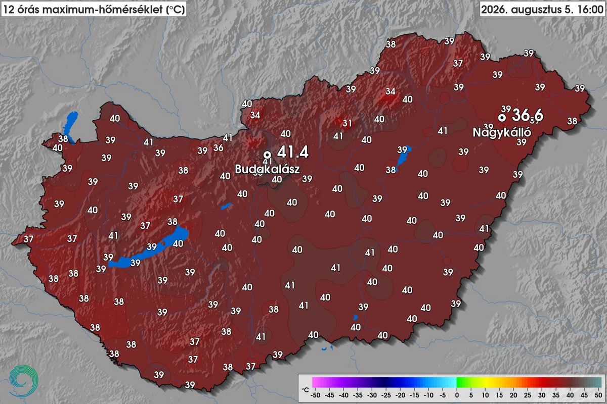 A Hungaromet országos mérései