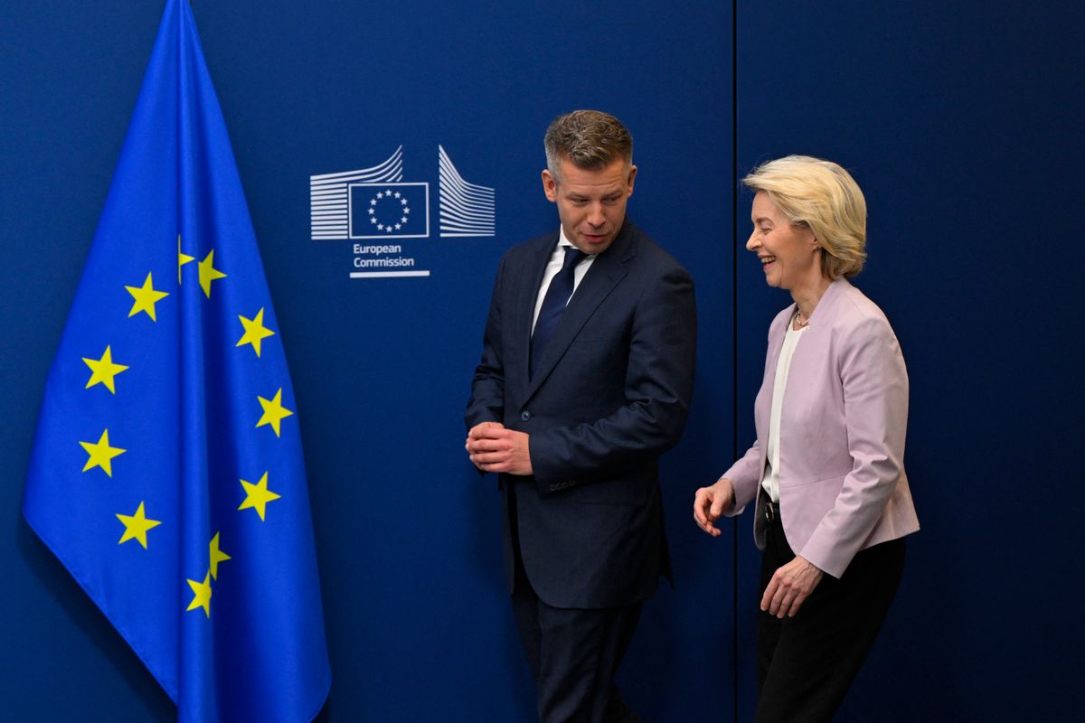 Magyar Péter, Ursula von der Leyen