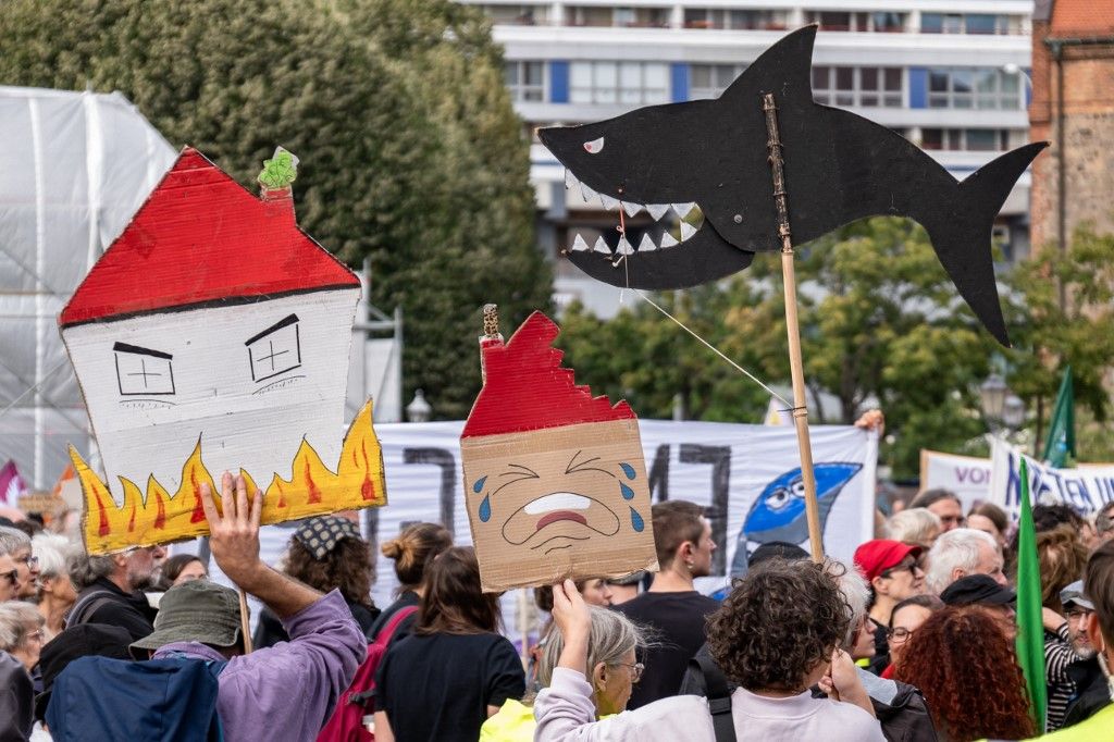 Renters Protest Over Rising Rental Prices And Tight Housing Market in Berlin, Germany