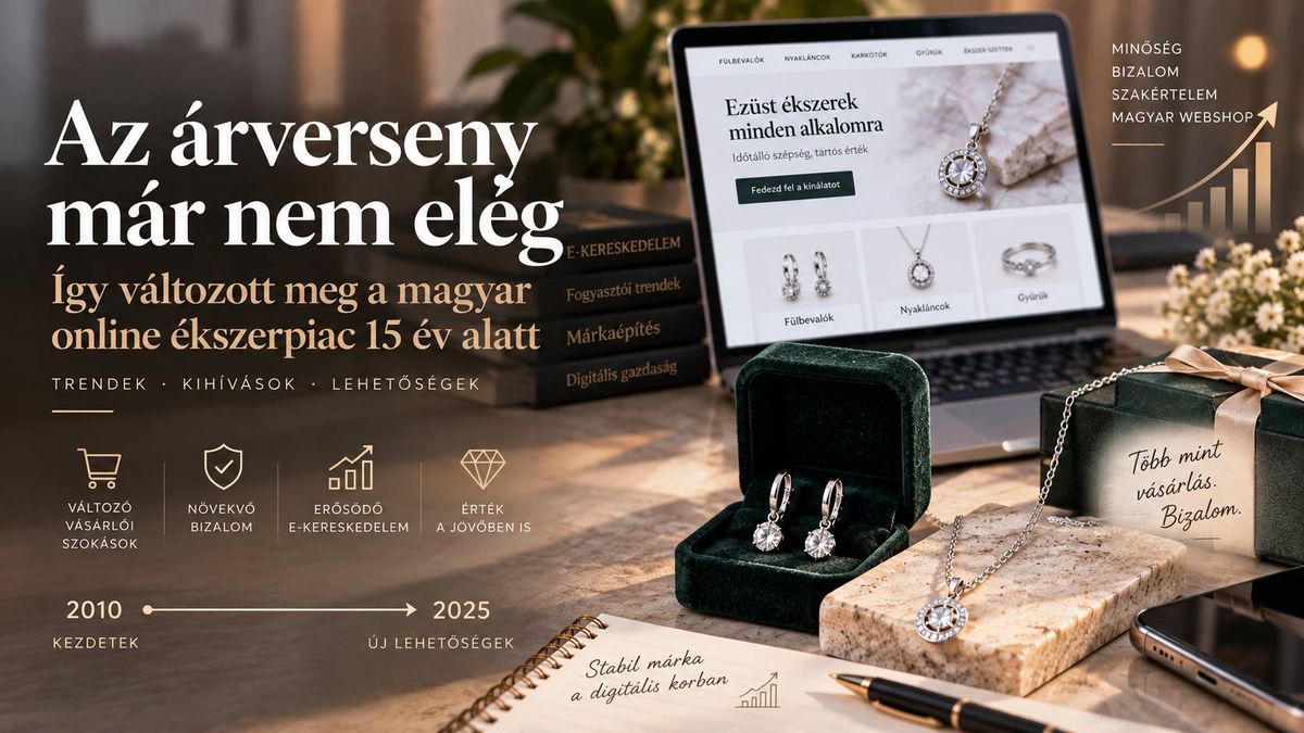 Az árverseny már nem elég – Így változott meg a magyar online ékszerpiac 15 év alatt 