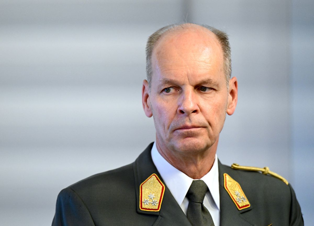 Az osztrák vezérkari főnök, Harald Vodosek