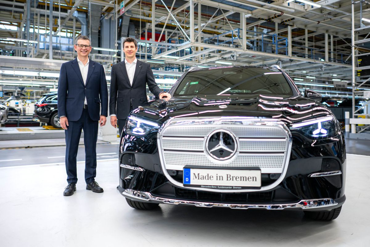 Michael Schiebe a bremeni Mercedes gyárban