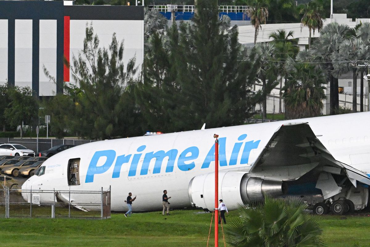 Amazon cargo teherszállító repülőgép
Miami repülőtér