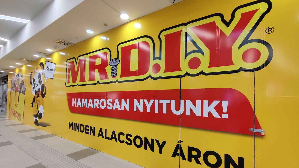 A MR. D.I.Y. képében új boltlánc érkezik Magyarországra, a KÖKI Bevásárlóközpontban már zajlik az üzlet kialakítása