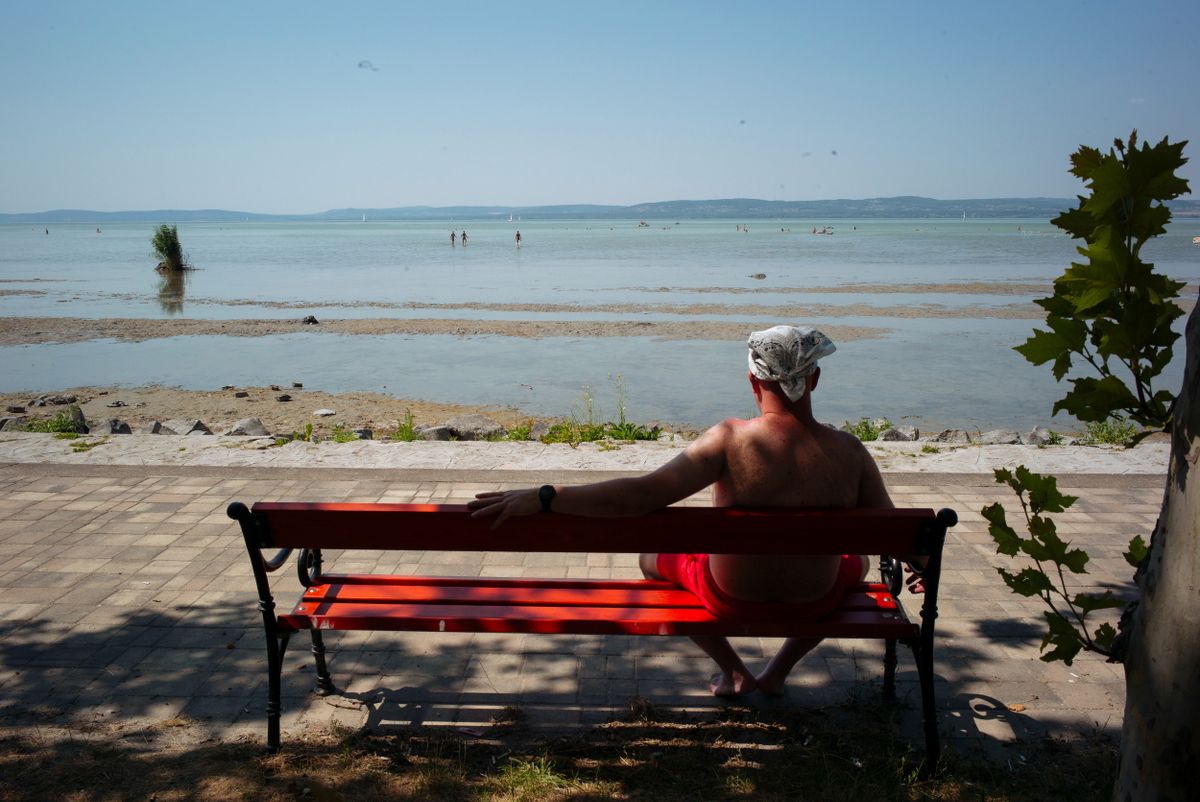 Heat Wave in Hungary Balaton turizmus vendég