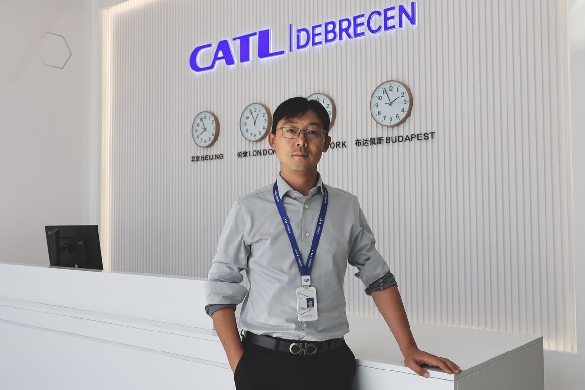 Qin Liang, a CATL Debrecen gyárigazgatója (2)
