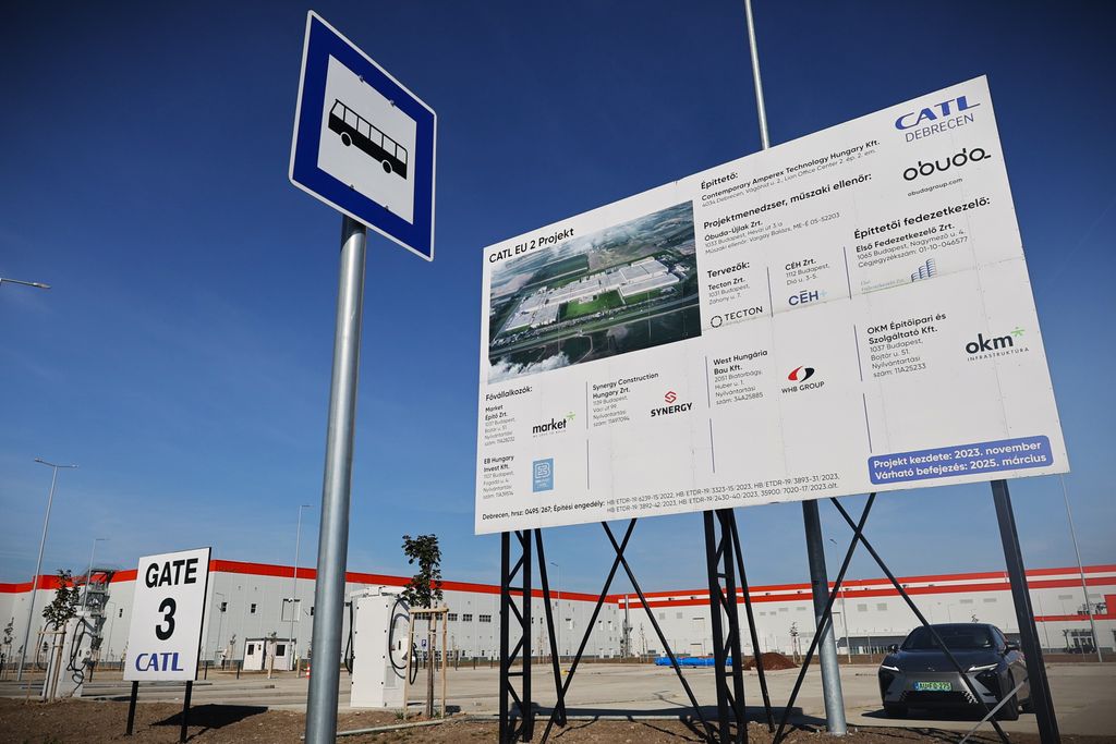 CATL Debrecen: ezek az első felvételek a termelés előtt álló gyárról